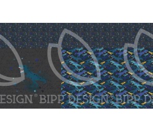 Jersey Panel - Dino Diego blau